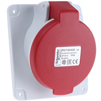 Socle de prise 3P+N+T Schneider PratiKa - 16 A - 380 à 415 V