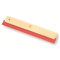 Raclette en bois - Mousse caoutchouc dur rouge - Mob Mondelin - Longueur 44 cm