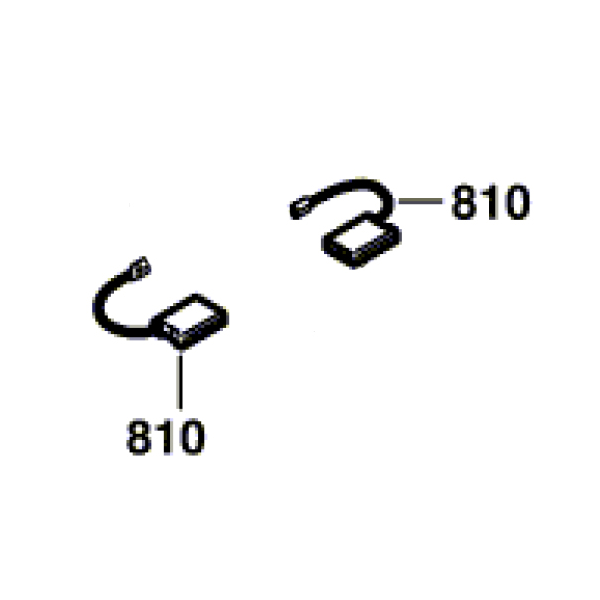 Jeu de charbon pour meuleuse GWS et PWS Bosch 1 607 014 171