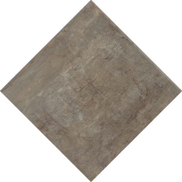 Carrelage sol intérieur effet métal - Atelier - Acier - 45 CM x 45.5 CM - ép. 8 MM