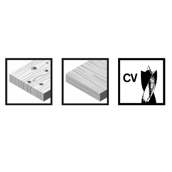 Mèche à bois hélicoïdale Bosch standard diamètre 3 mm queue de 3 mm