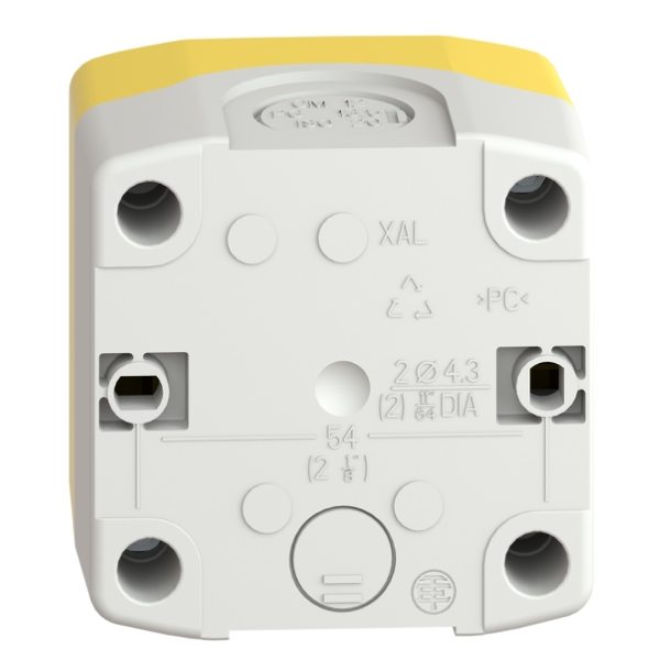 Bouton d'arrêt d'urgence Schneider XALK188F à clé - 10 A - Ø 40 mm