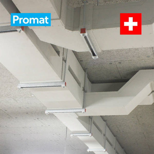 Plaque protection feu Promatect-L500 - 250/120 - Bords droits - 30,0 MM