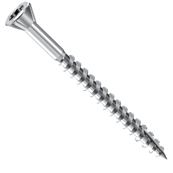 Vis parquet Rocket Torx tête fraisée acier zingué filetage partiel 3.5x45mm