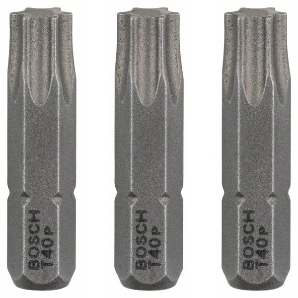 Embout de vissage Bosch extra-dure 6 pans 1/4" Torx T40 25 mm lot de 3