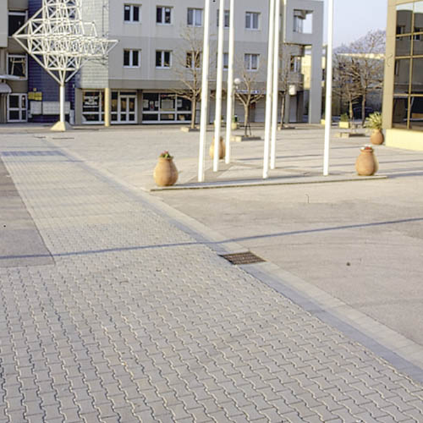 Pavé autobloquant non circulable - épaisseur 5 CM - Paille