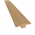 Naturel vernis mat - 1,7x5,8 cm - 2,40 m l