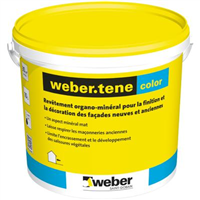 Revêtement organo-minéral Weber.tene Color - 10L
