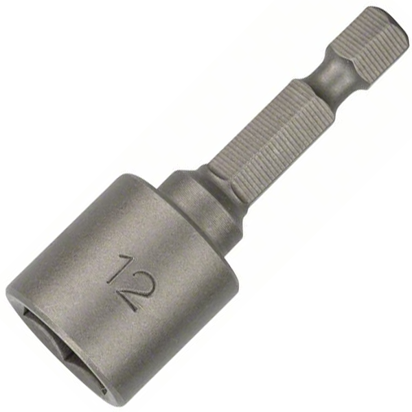 Douille magnétique Bosch longueur 50 mm pour vis six pans 12 mm