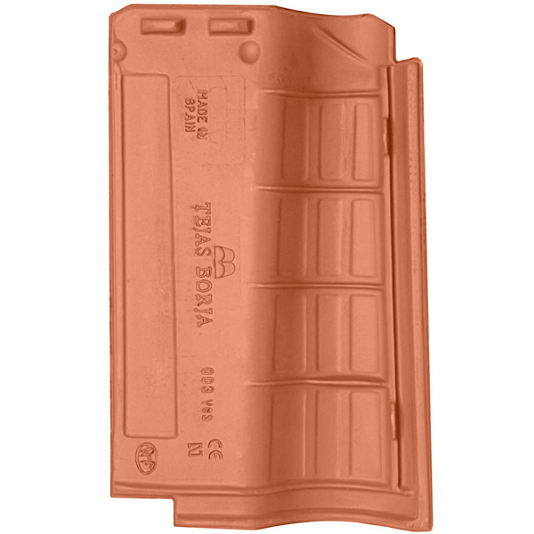 Tuile en terre cuite TB-12 Tejas Borja - Nature Lamalou - 439 MM x 260 MM