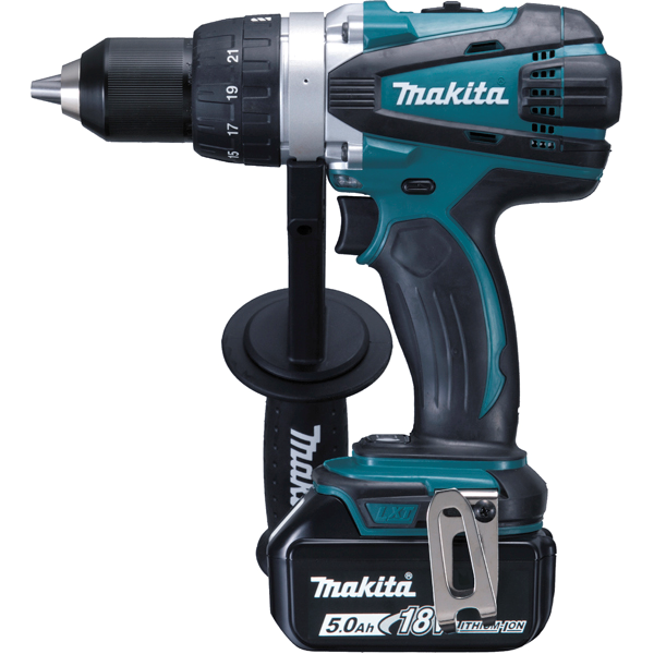 Perceuse visseuse 18 V 2x5 Ah Ø 13 mm DDF458RTJ Makita DDF480RMJ