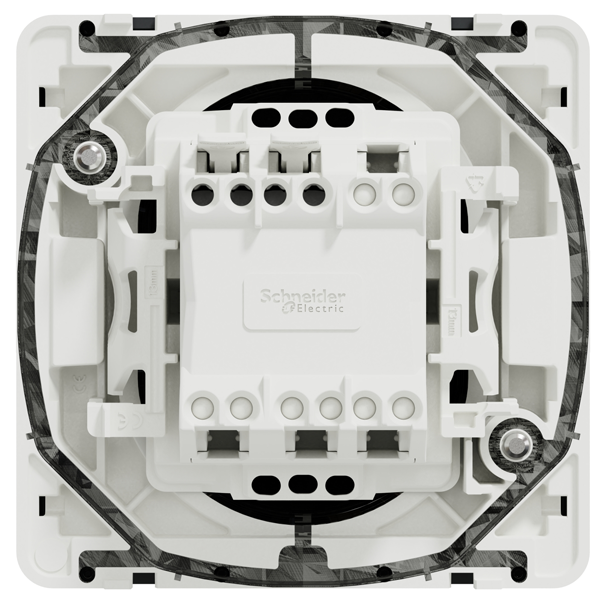 Poussoir Schneider Mureva Styl - IP55 - IK08 - anthracite - 10A 250V