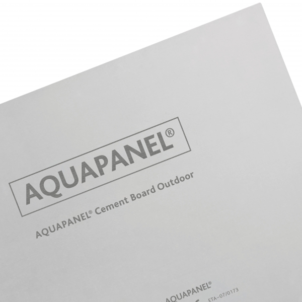 Plaque de ciment - support de finition MOB - Aquapanel Outdoor BD12,5 - 1,2 M x 0,9 M - ép.12,5 MM