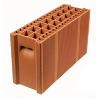Biobric BGV'PRIMO brique terre cuite rectifiée - 500x200x314 mm - R 0,75 m².K/W