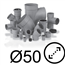 raccords pvc diamètre 50