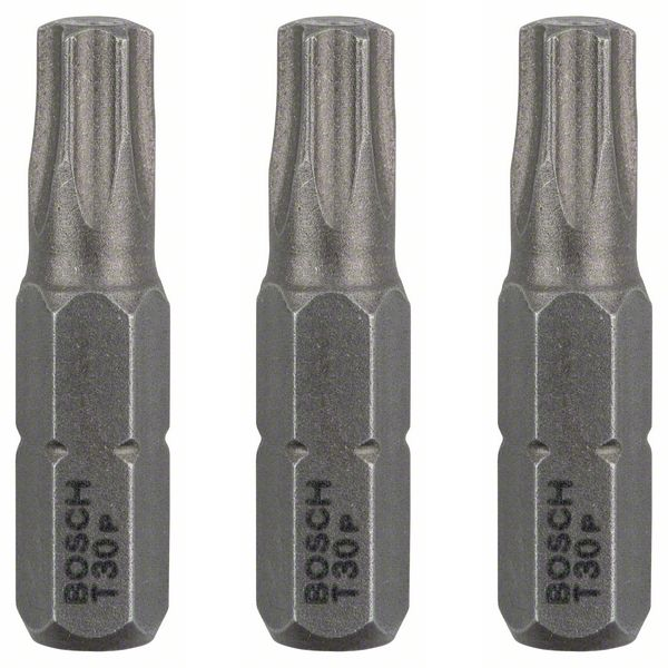 Embout de vissage Bosch extra-dure 6 pans 1/4" Torx T30 25 mm lot de 3