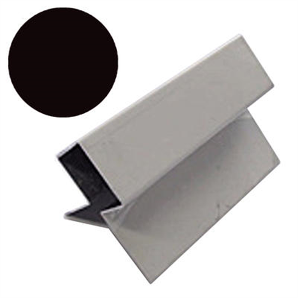 Profilé d'angle extérieur MetalTrim bardage Hardie Plank - Noir minuit - 3 M