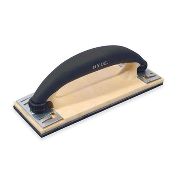 Cale à poncer plate Hyde Maxx Grip pour ponçage placoplâtre - Theard - 8,3 x 23 cm