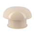 Chapeau de ventilation rond Nicoll - Diamètre 164,5 mm - Sortie 100 mm - Sans moustiquaire - PVC anti-UV - Sable