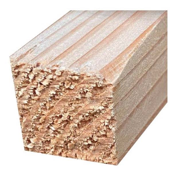 Bardage en Douglas brut raboté 3 faces non traité - 4,5 CMx45 MM Long.2 M