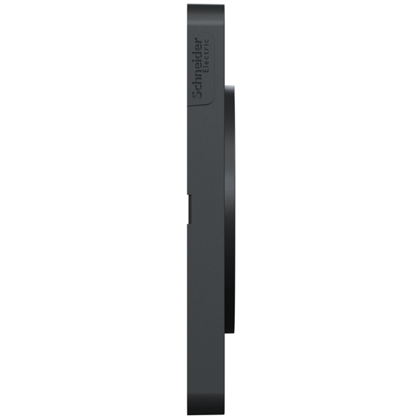 Plaque de finition triple Schneider Odace Touch - alu et anthracite