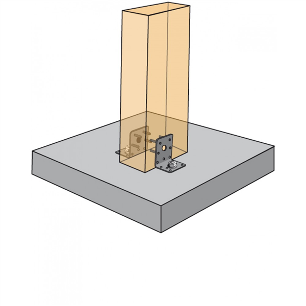 Équerre renforcée E14 75x80x50 mm Simpson Strong-Tie E14/2