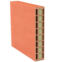Brique de cloison isolée Biobric Isophon - R = 0,81 m².K/W - 550 MM x 500 MM - ép. 98,0 MM