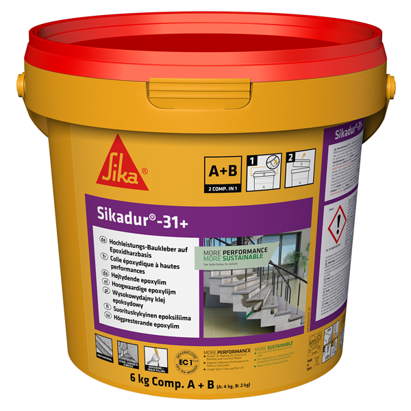 Colle époxy structurale multi-usages - Sikadur 31+ - Kit de 6 kg