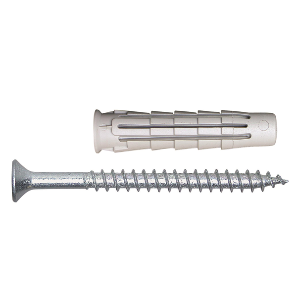 Cheville nylon Pro6 Spit vis matériaux pleins et creux 6 x 30 mm x100