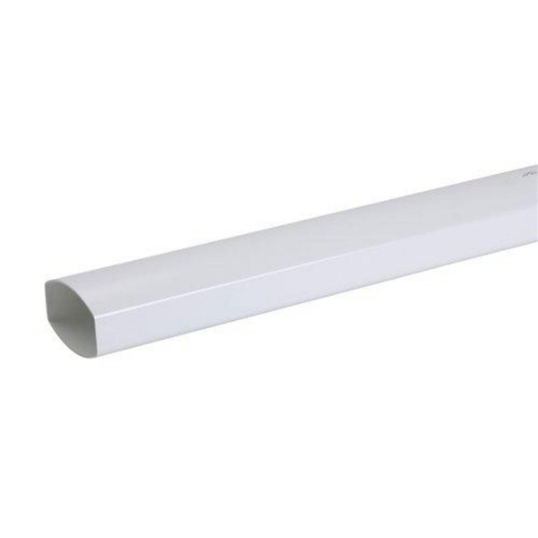 Tube de descente Nicoll TD95 Blanc pour gouttière Ovation - 4 M