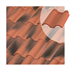Tuile et demie TB-12 Tejas Borja  - Nature rouge vieillie - 436 MM x 360 MM