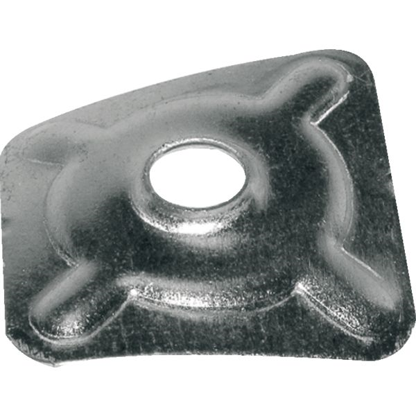 Plaquette glavanisé PPSO dimensions 40 x 40 mm avec trou 8.5 mm Etanco
