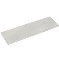 Chaperon de mur lisse et plat en béton - 100,0 CM x 30,0 CM - ép. 4,00 CM - Blanc