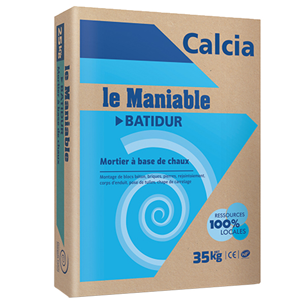Mortier prêt à l'emploi le Maniable Batidur Calcia - Sac de 25 kg