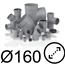 notre gamme de raccords pvc en diamètre 160