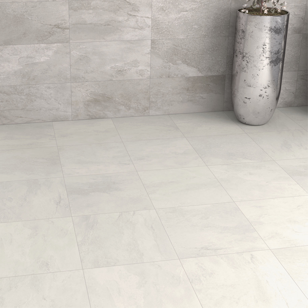 Carrelage intérieur grès émaillé Edilis Ruben - 45,0 CM x 45,0 CM - ép. 8,5 MM - Blanc