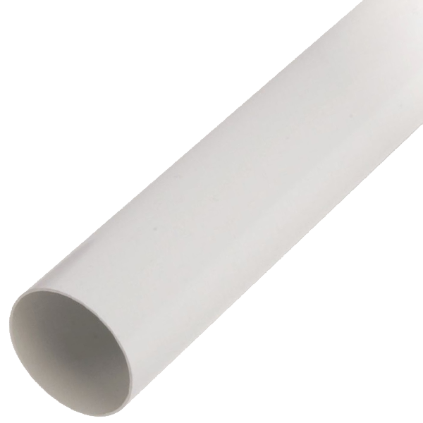 Tube de descente de gouttière Nicoll TD100 Blanc - 100 MM x 4 M