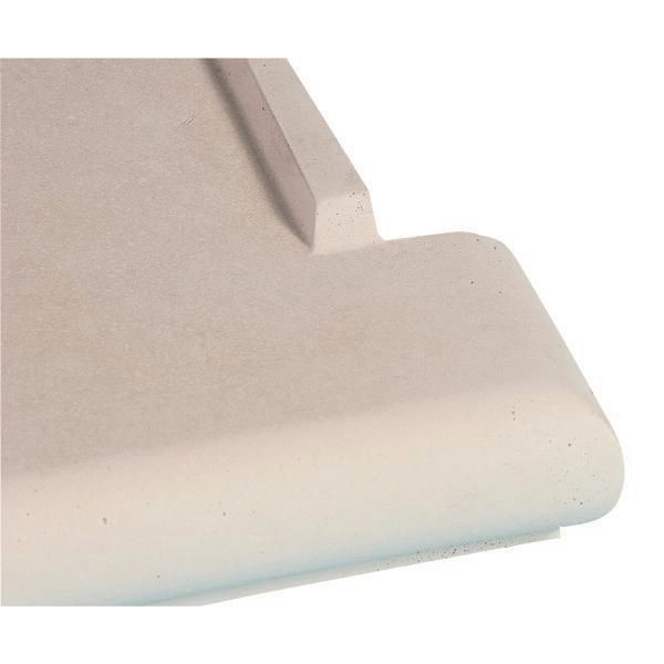 Appui de fenêtre Prestige - béton blanc  - 34 CM x 0,64 M