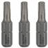 Embout de vissage Bosch extra-dure 6 pans 1/4" Torx T25 25 mm lot de 3