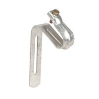 Étrier de fixation pour gouttière sur tuile - Hauteur réglable 6 cm - Feuillard 25 x 2.5 mm - Acier galvanisé