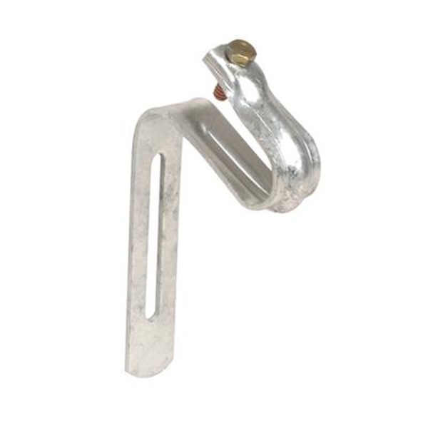 Étrier de fixation pour gouttière sur tuile - Hauteur réglable 6 cm - Feuillard 25 x 2.5 mm - Acier galvanisé