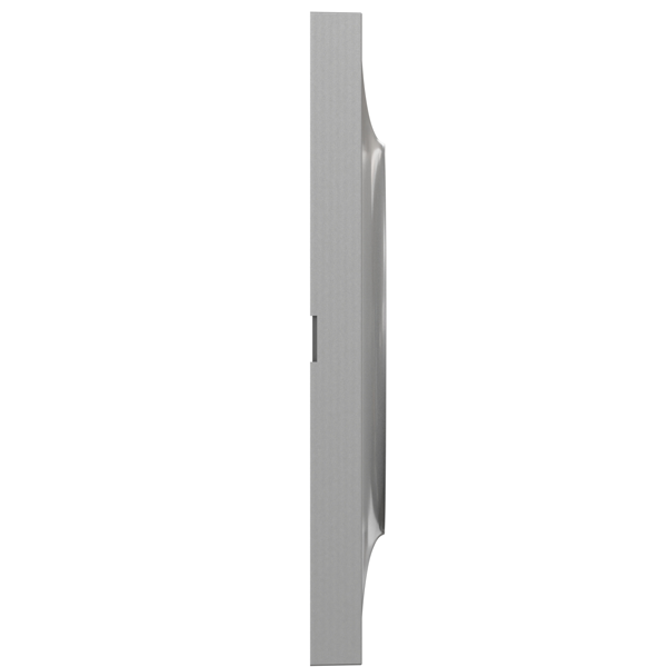Plaque de finition simple Schneider Odace Styl - coloris aluminium