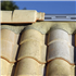 Closoir rigide Lahe-Pro Ocre vieilli coque acier 140 MM x 2 M