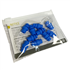 Embouts à ailettes de rechange pour protection auditive EarTech Access - Large Bleu - sachet de 5 paires