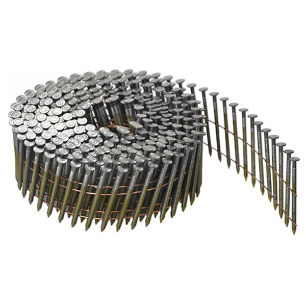 Pointe annelée en acier clair Bostitch en rouleau pour cloueur pneumatique - 2.5 x 55 mm - boîte de 9900