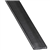 Profilé plat acier verni cqfd longueur 1m largeur 25mm épaisseur 4mm