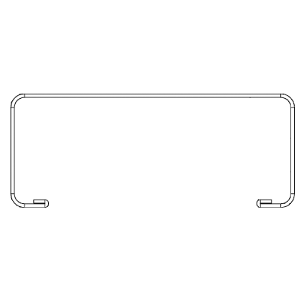 Fourrure F47 Gypso en acier galvanisé pour plafonds et doublages - 47x17,5 mm - Long.5,30 M