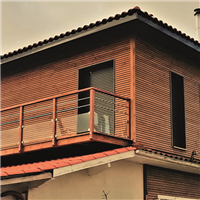 Bardage en Douglas Traité Classe 3 gris LAPLO - 44 MMx135 MM - L.4.00 M