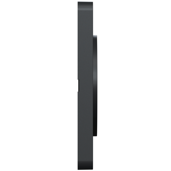 Plaque de finition simple Schneider Odace Touch anthracite