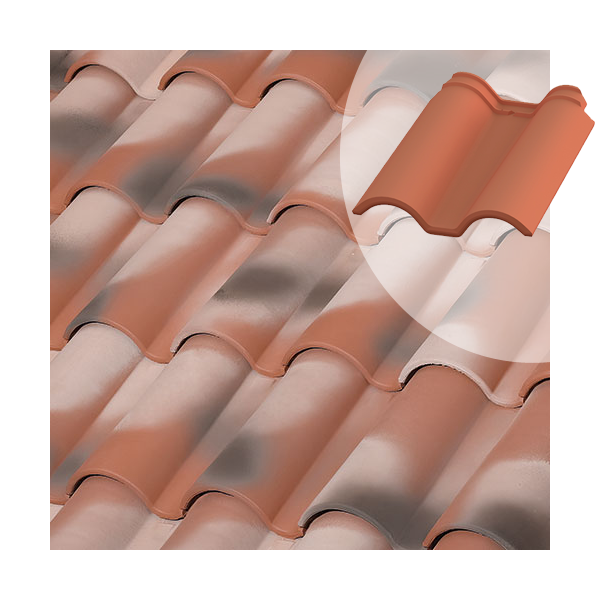 Tuile et demie TB-12 Tejas Borja  - Nature Manoir - 436 MM x 360 MM